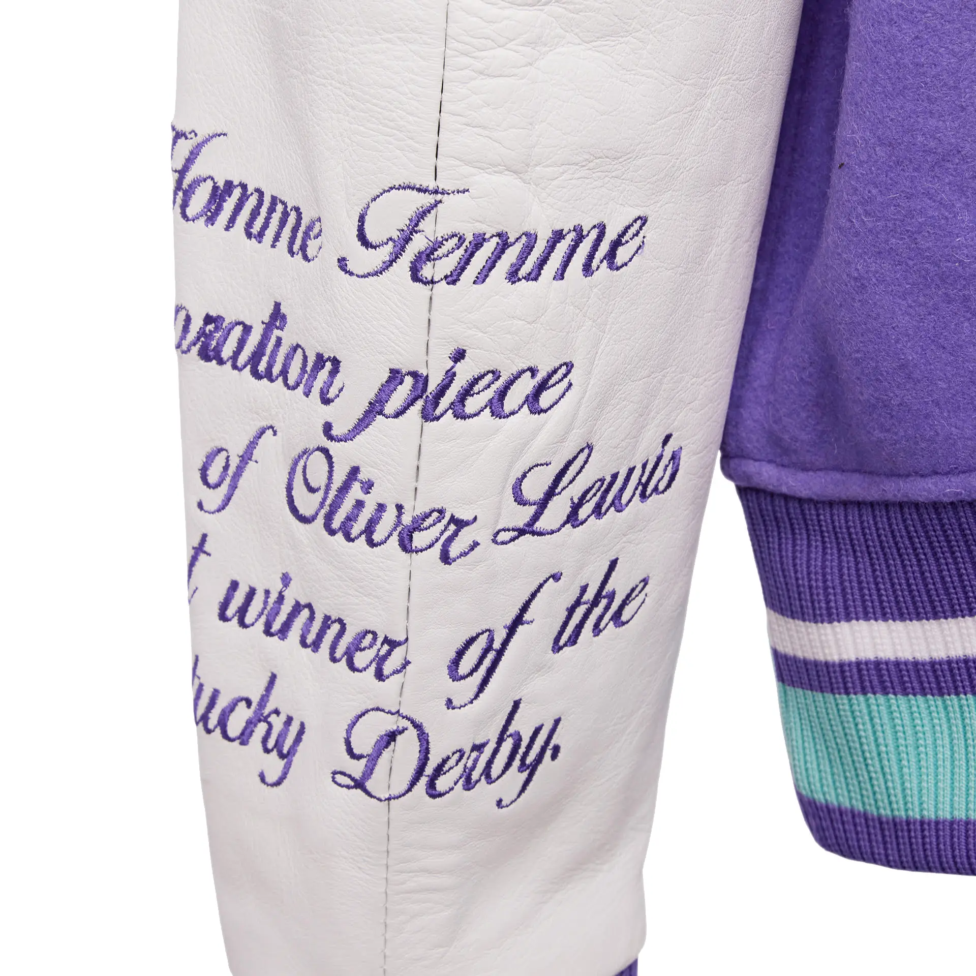 World-Champs-Homme-Femme-Letterman-Purple-White-Varsity-Jacket- leather moto (3)