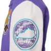 World-Champs-Homme-Femme-Letterman-Purple-White-Varsity-Jacket- leather moto (4)