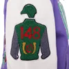 World-Champs-Homme-Femme-Letterman-Purple-White-Varsity-Jacket- leather moto (5)