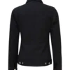 Yellowstone Women's Rip Wheeler Black Cotton Jacket – Inspired Western Outerwear (1)