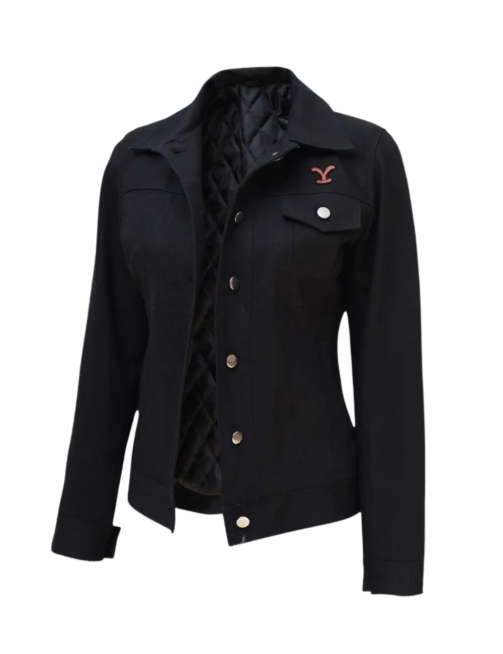 Yellowstone Women's Rip Wheeler Black Cotton Jacket – Inspired Western Outerwear