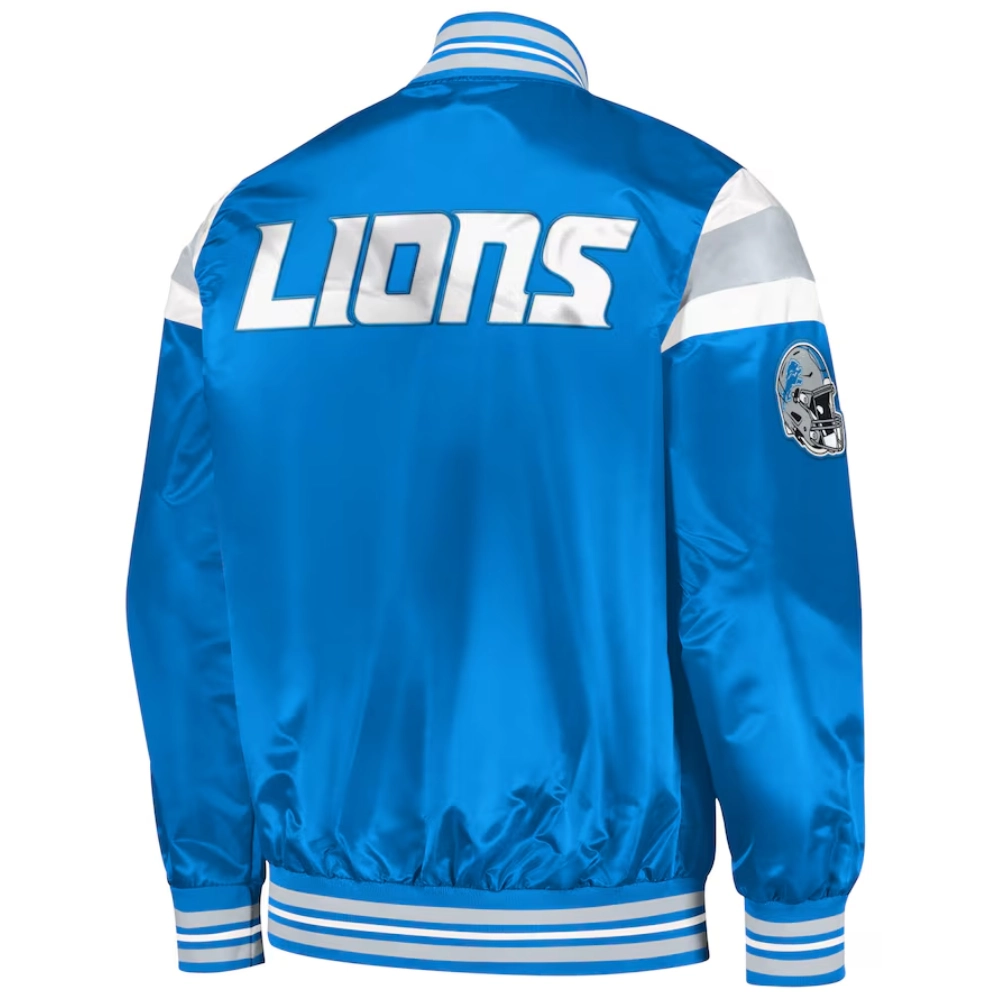 Detroit-Lions-Full-Snap-Satin-Varsity-Jacket-Blue-LeatherMoto