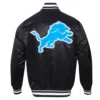 Detroit-Lions-Script-Tail-Full-Snap-Satin-Varsity-Jacket-Black-LeatherMoto