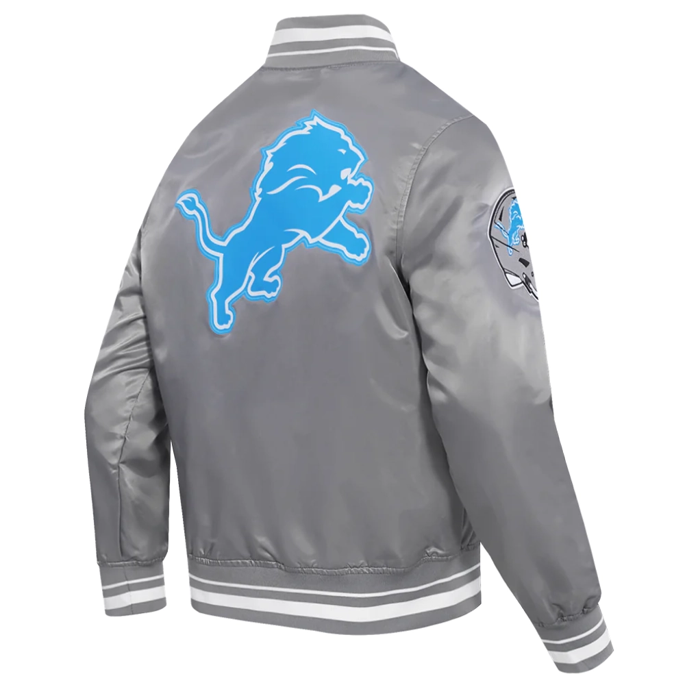 Detroit-Lions-Script-Tail-Full-Snap-Satin-Varsity-Jacket-Gray-LeatherMoto
