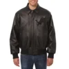 Detroit-Lions-Tonal-Full-Leather-Bomber-Jacket-Black-LeatherMoto