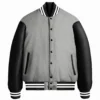 Gray-and-Black-Varsity-Jacket-With-Black-Leather-Sleeves-Letterman-Jacket-1