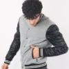Gray-and-Black-Varsity-Jacket-With-Black-Leather-Sleeves-Letterman-Jacket-2