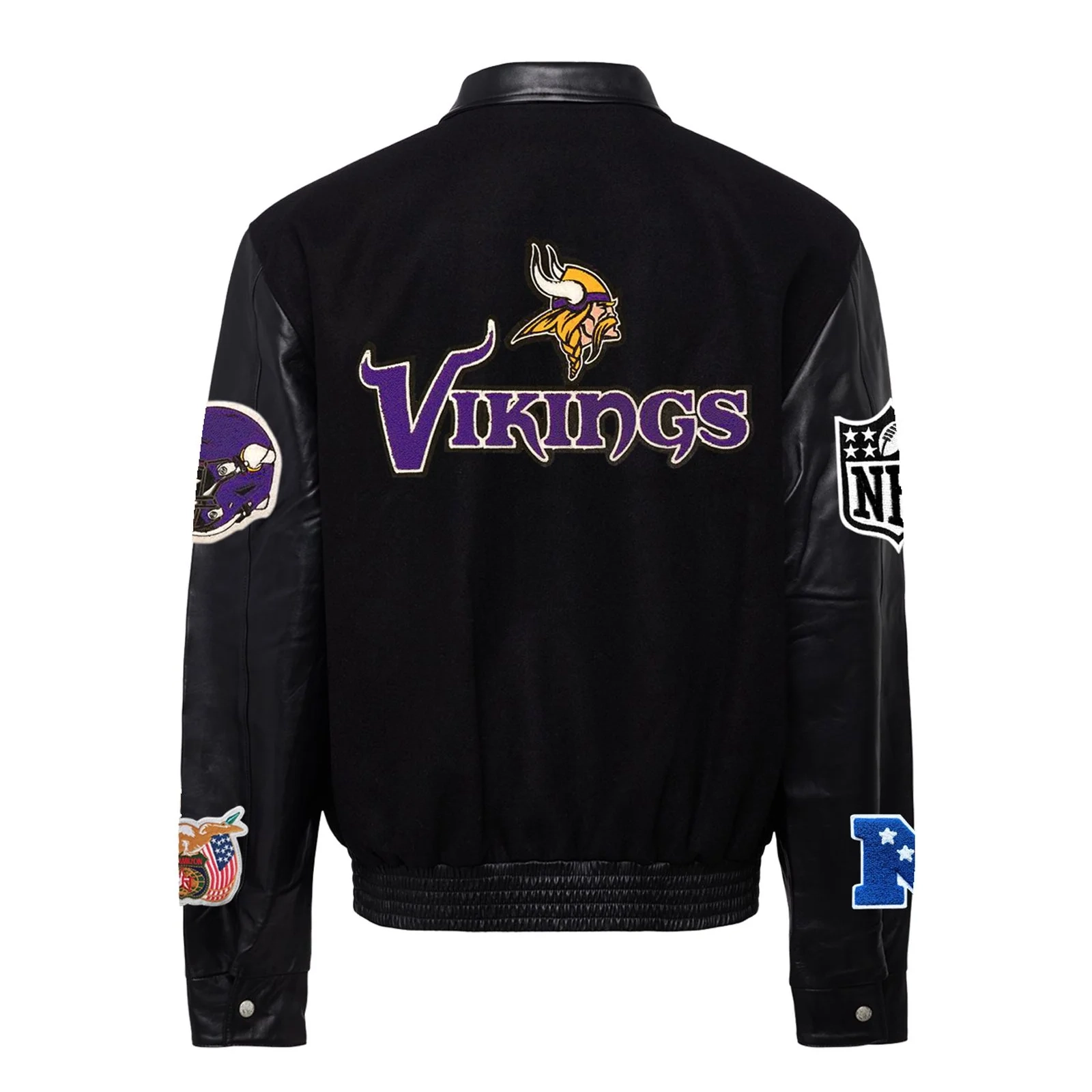 Minnesota-Vikings-Jeff-Hamilton-Wool-Leather-Varsity-Jacket-Black-LeatherMoto