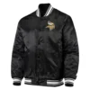 Minnesota-Vikings-Starter-Locker-Room-Satin-Varsity-Full-Snap-Jacket-Black-LeatherMoto