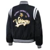 Minnesota-Vikings-WEAR-by-Erin-Andrews-Womens-Bomber-Jacket-Black-LeatherMoto