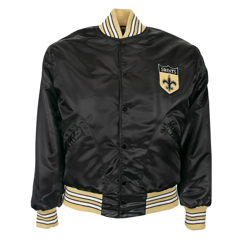 New-Orleans-Saints-1968-Authentic-Satin-Varsity-Jacket-LeatherMoto