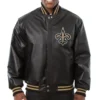 New-Orleans-Saints-Black-Leather-Varsity-Jacket-LeatherMoto