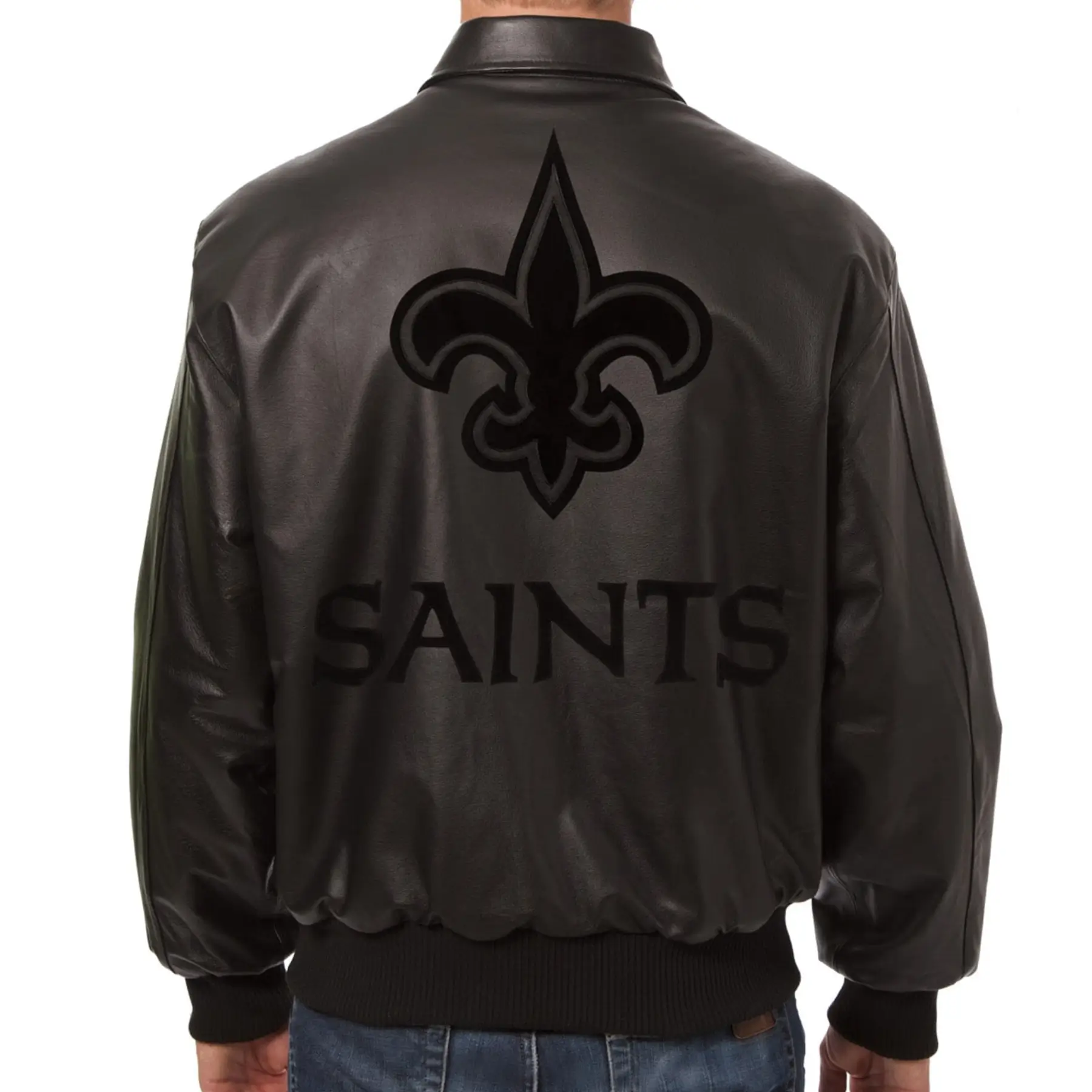 New-Orleans-Saints-Bomber-leather-Varsity-Jacket-LeatherMoto