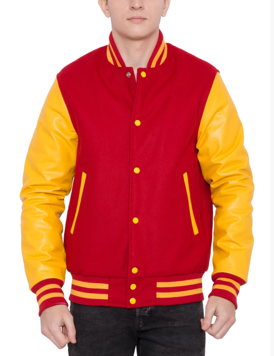 Red-Wool-Body-Gold-Leather-Sleeves-Letterman-Varsity-Jacket_-2