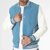 Teal-Aqua-Wool-White-Leather-Varsity-Letterman-Jacket-2