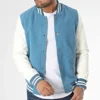 Teal-Aqua-Wool-White-Leather-Varsity-Letterman-Jacket-3