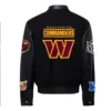 Washington-Commanders-Jeff-Hamilton-Wool-Leather-Varsity-Jacket-Black-LeatherMoto
