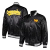 Washington-Commanders-Locker-Room-Big-Logo-Satin-Varsity-Jacket-Black-LeatherMoto