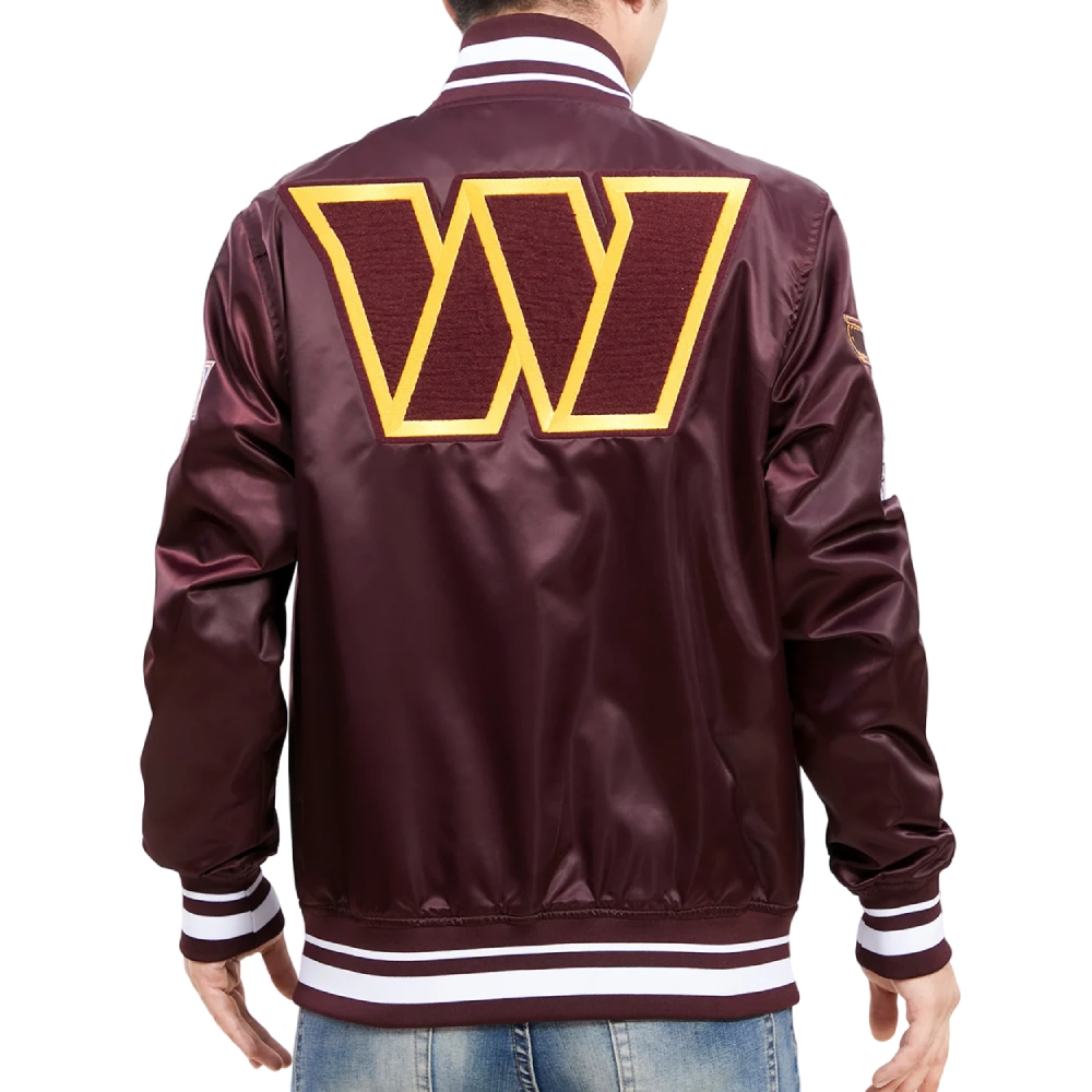 Washington-Commanders-Mashup-Full-Snap-Satin-Varsity-Jacket-Wine-LeatherMoto