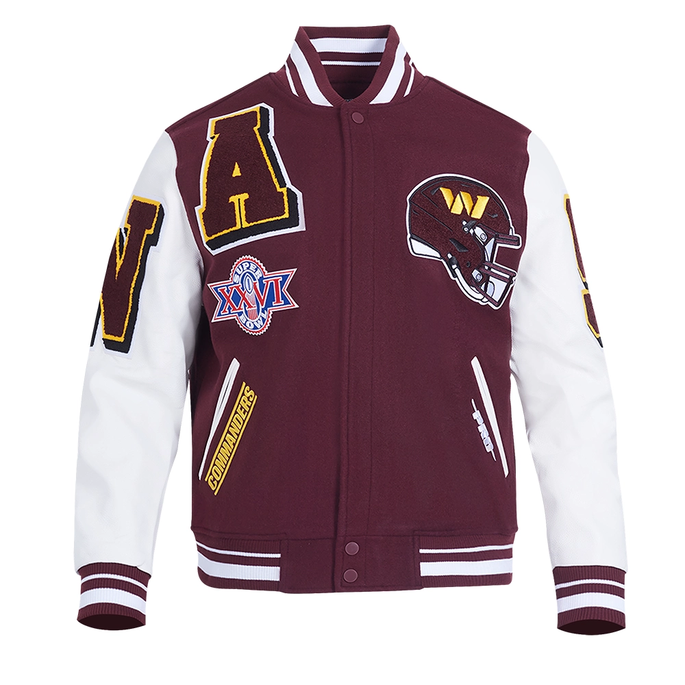 Washington-Commanders-Mashup-Rib-Wool-Leather-Varsity-Jacket-Maroon-White-LeatherMoto