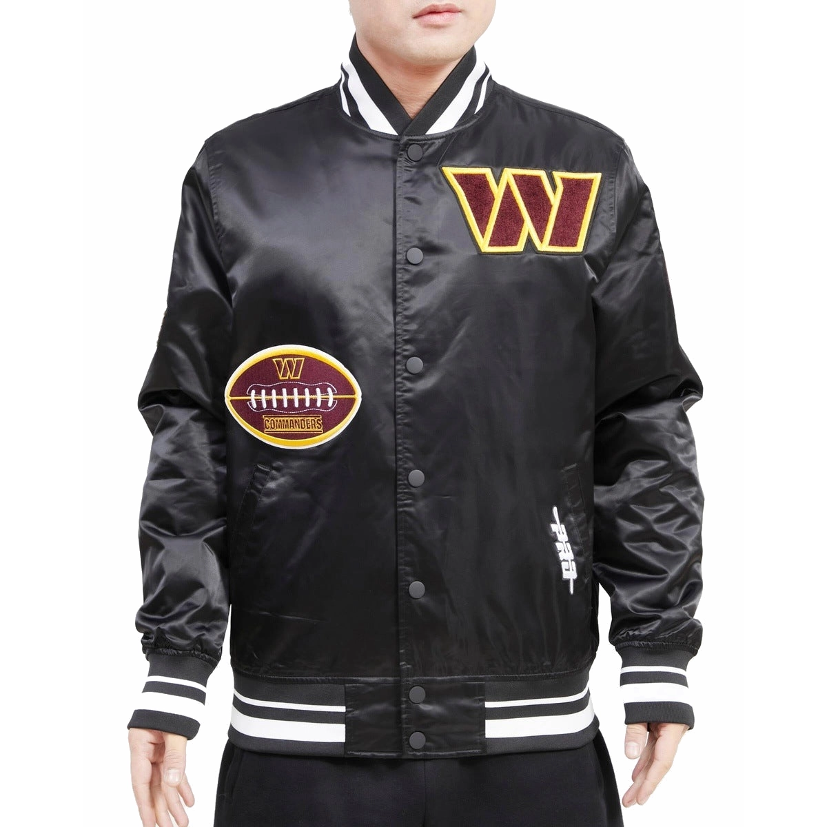 Washington-Commanders-Old-English-Satin-Jacket-Black-LeatherMoto