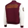 Washington-Commanders-Pro-Standard-Logo-Full-Zip-Burgundy-White-Varsity-Jacket-LeatherMoto