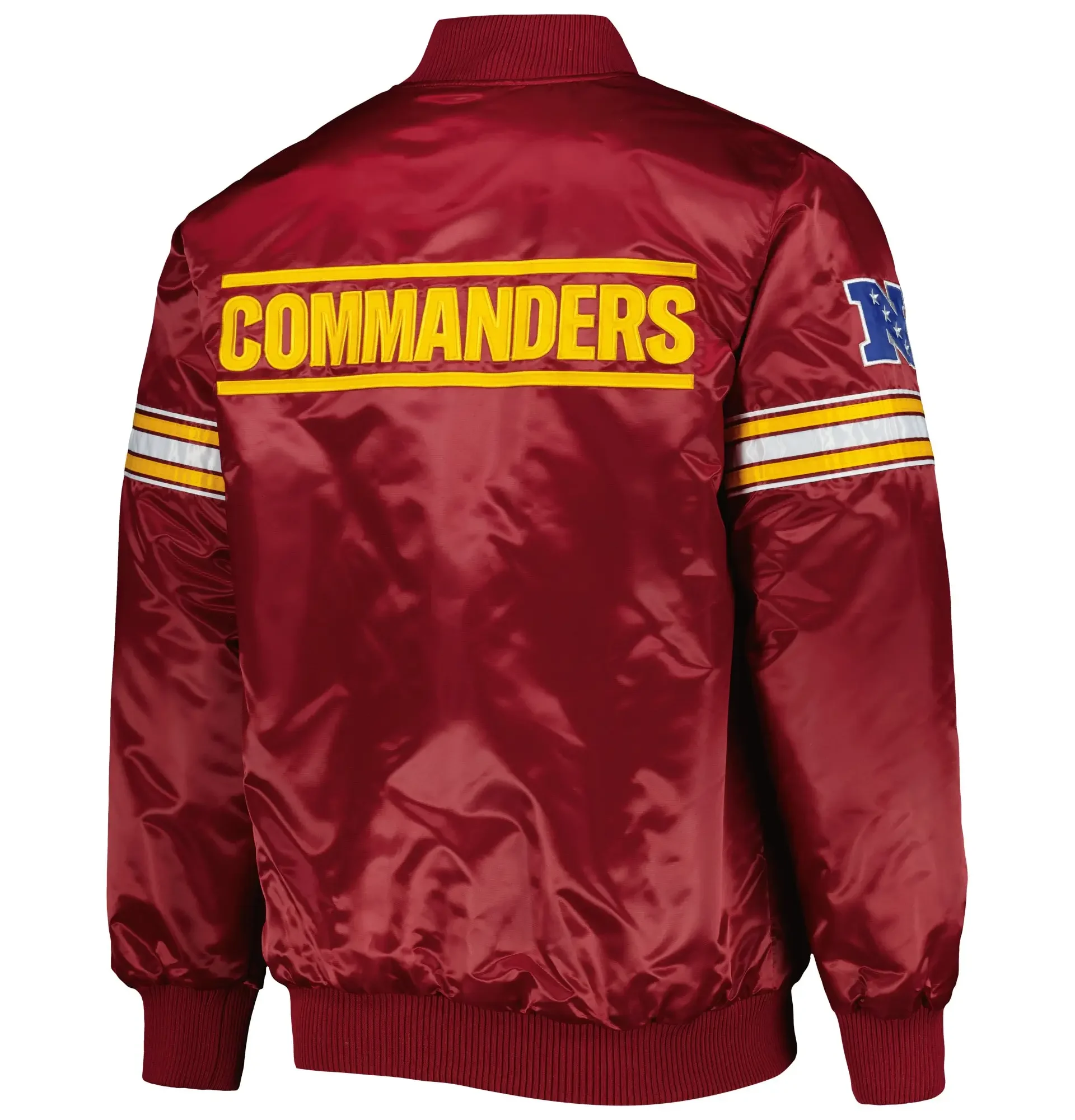 Washington-Commanders-Satin-Varsity-Jacket-LeatherMoto