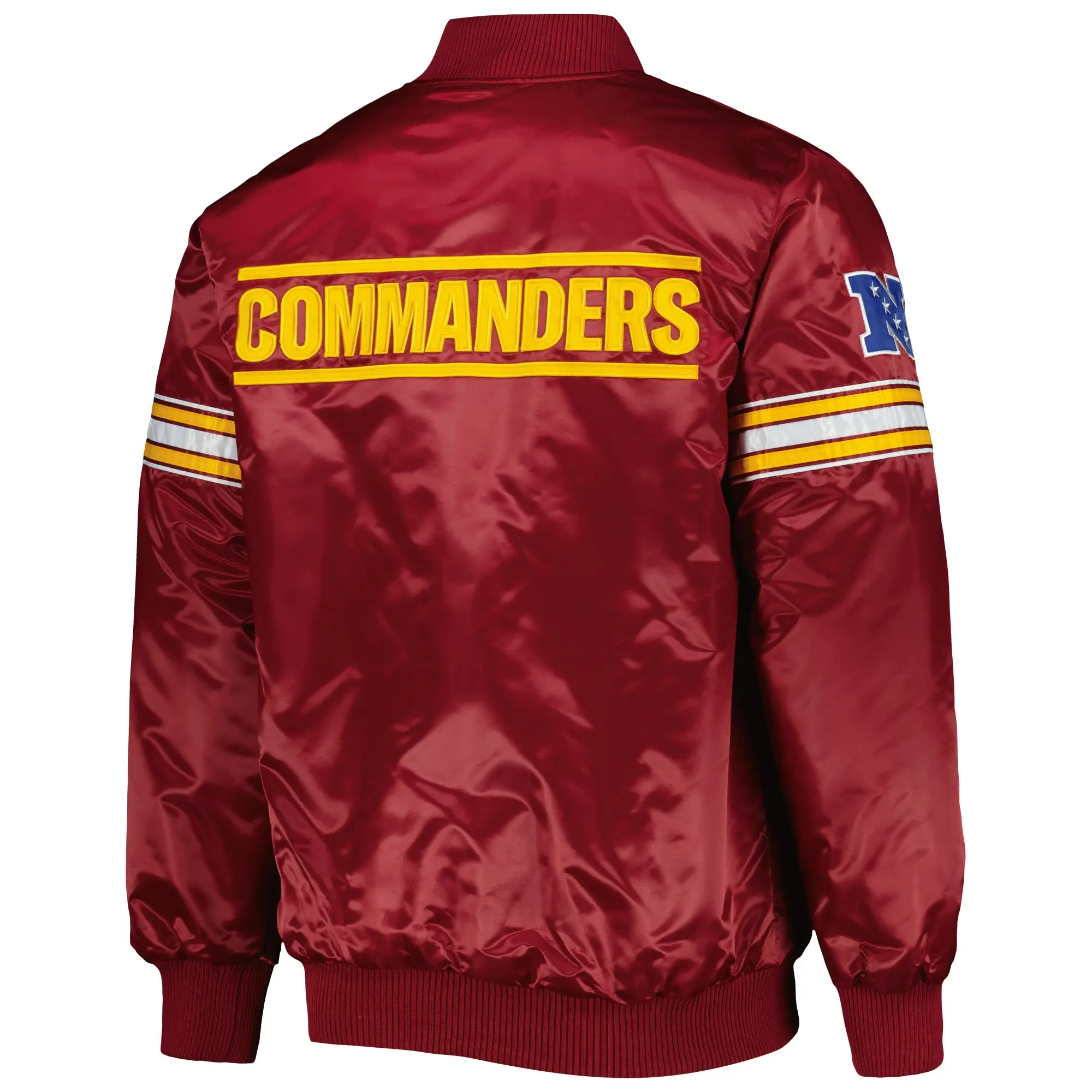 Washington-Commanders-Satin-Varsity-Jacket-LeatherMoto