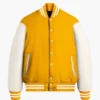 Yellow-Wool-Body-White-Leather-Varsity-Jacket-1