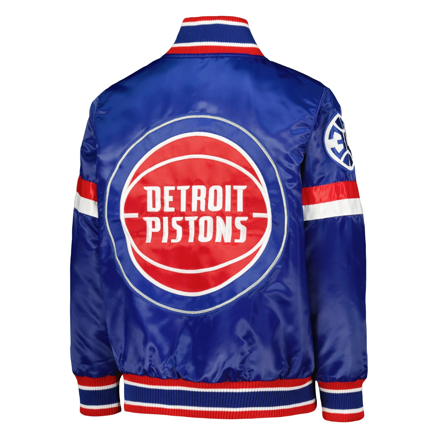2-Detroit-Pistons-Home-Game-Satin-Varsity-Jacket-–-Blue