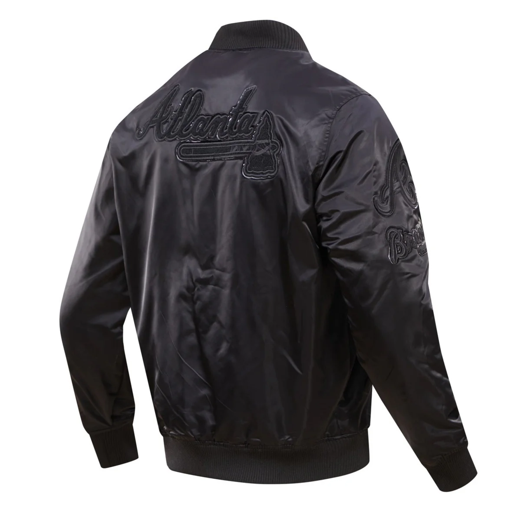 Atlanta-Braves-Triple-Black-Satin-Varsity-Jacket-6