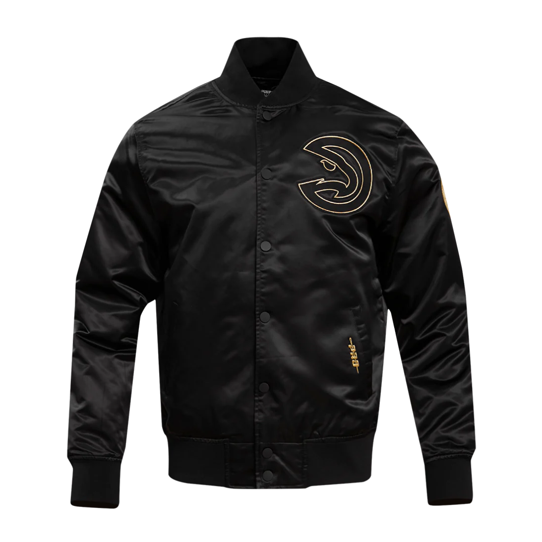 Atlanta-Hawks-Black-Gold-Full-Snap-Satin-Varsity-Jacket-Black-1