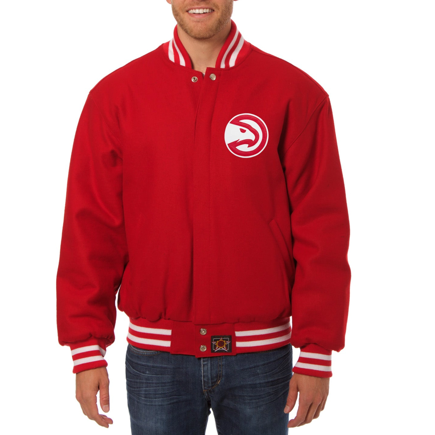 Atlanta-Hawks-Full-Wool-Varsity-Jacket-Red