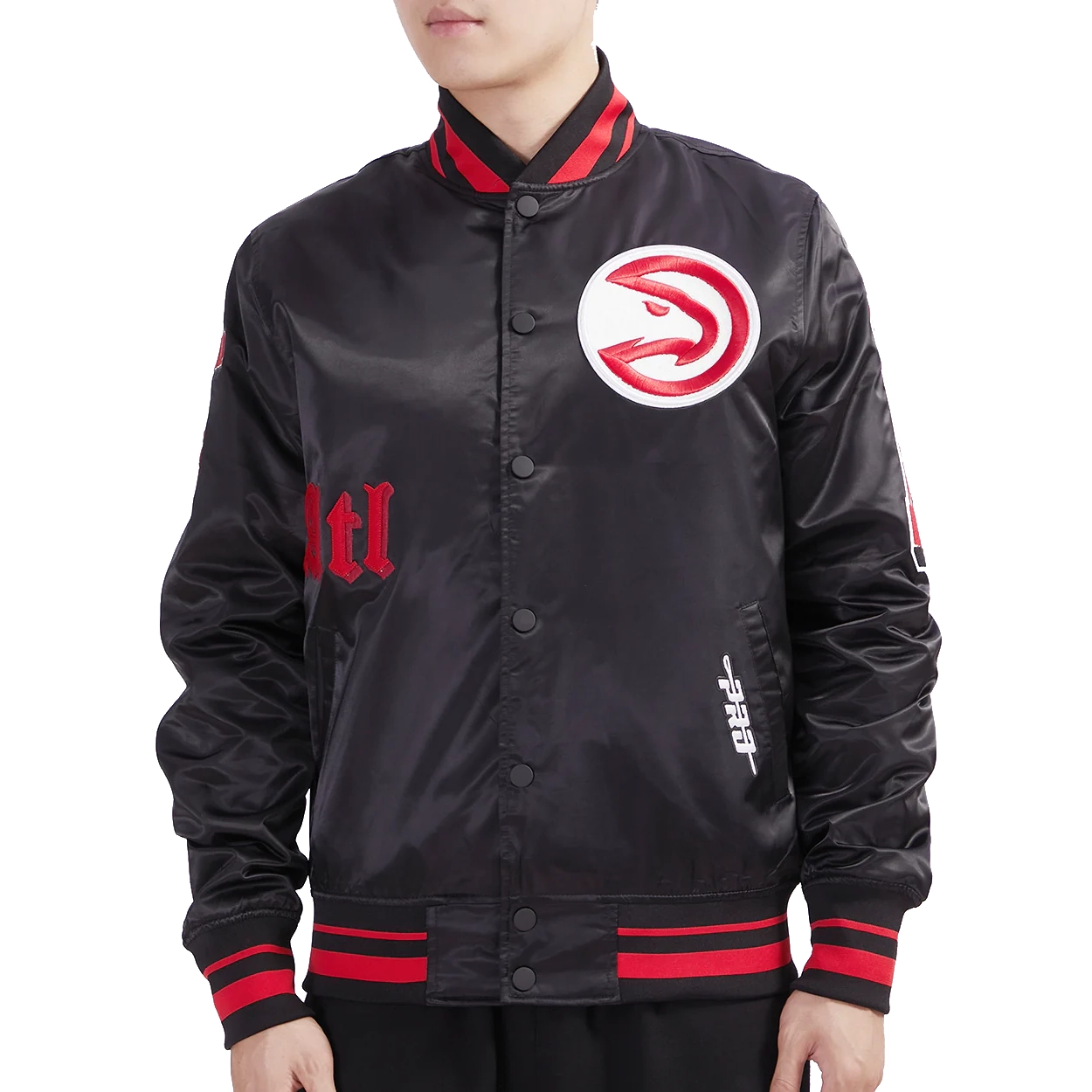 Atlanta-Hawks-Old-English-Rib-Satin-Varsity-Jacket-Black-1