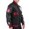 Atlanta-Hawks-Old-English-Rib-Wool-Leather-Varsity-Jacket-Black-3