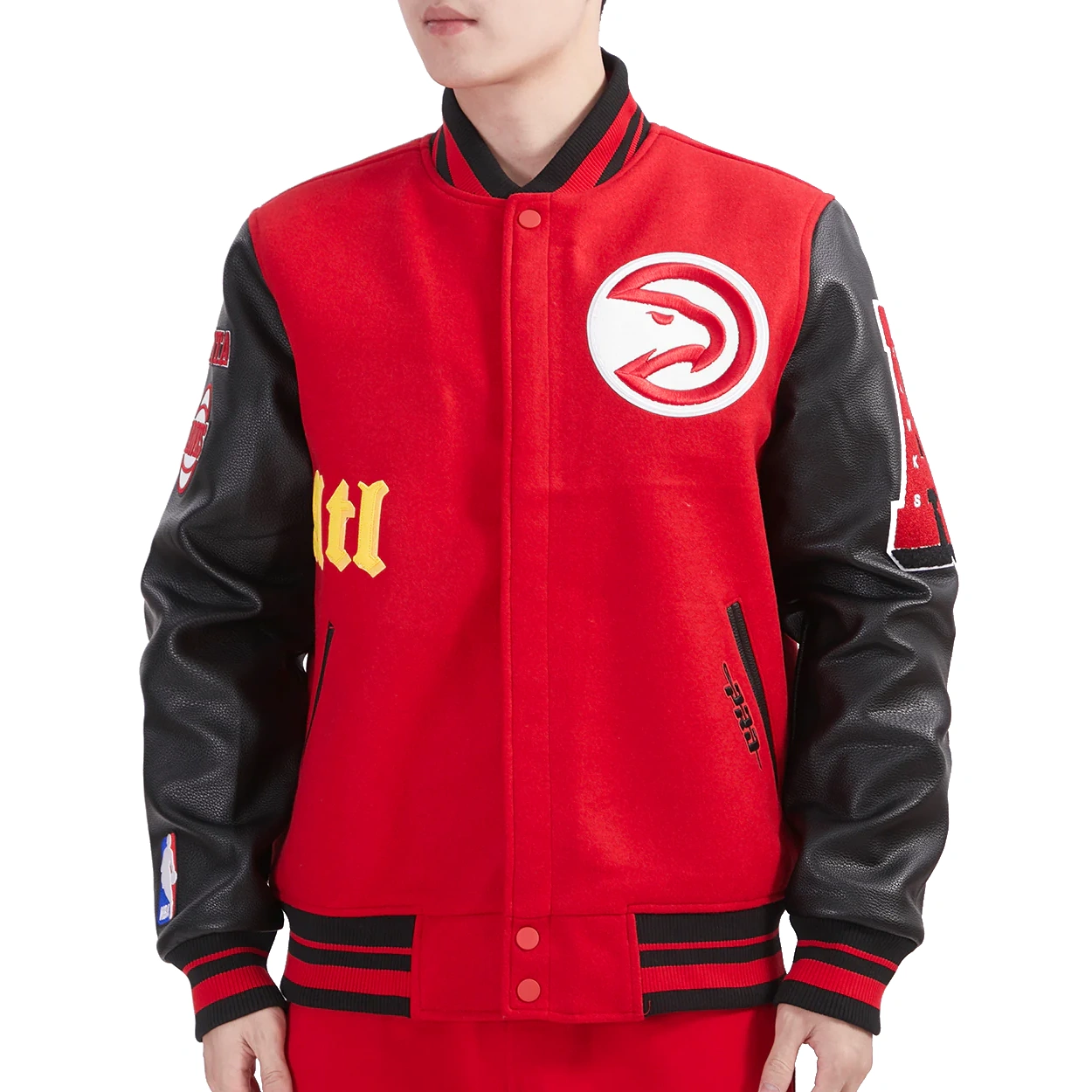 Atlanta-Hawks-Old-English-Rib-Wool-Leather-Varsity-Jacket-Red-And-Black-1