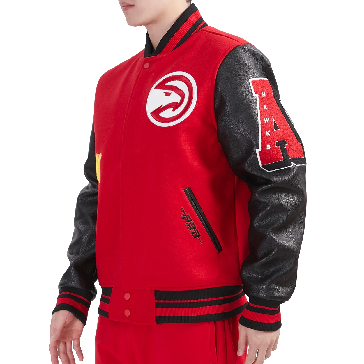 Atlanta-Hawks-Old-English-Rib-Wool-Leather-Varsity-Jacket-Red-And-Black-2