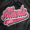 Atlanta-Hawks-Script-Tail-Womens-Ribbed-Knitted-Satin-Varsity-Jacket-Black-2-1