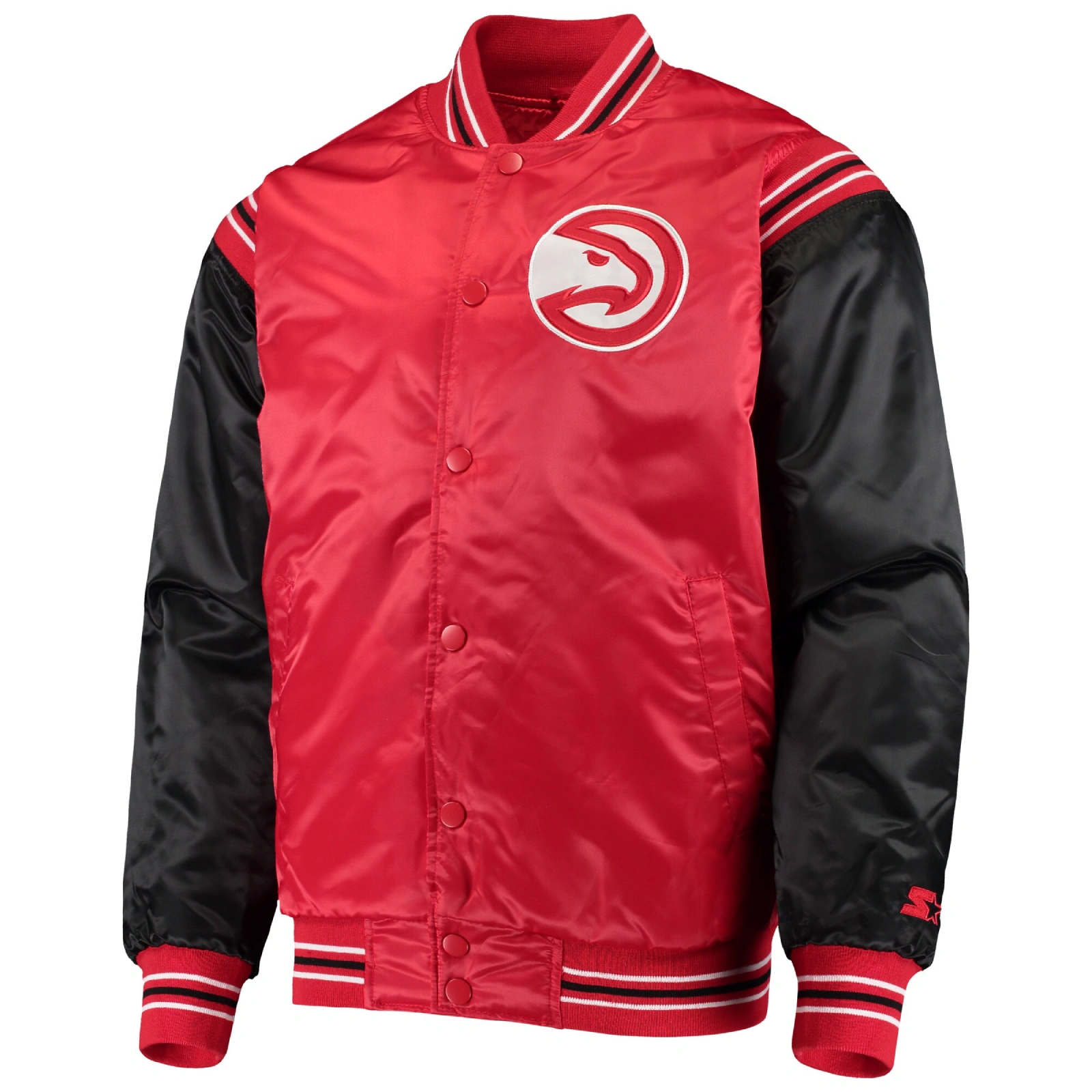 Atlanta-Hawks-The-Enforcer-Varsity-Satin-Varsity-Jacket-Red-Black-1