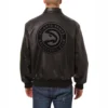 Atlanta-Hawks-Tonal-Full-Leather-Bomber-Jacket-Black-1