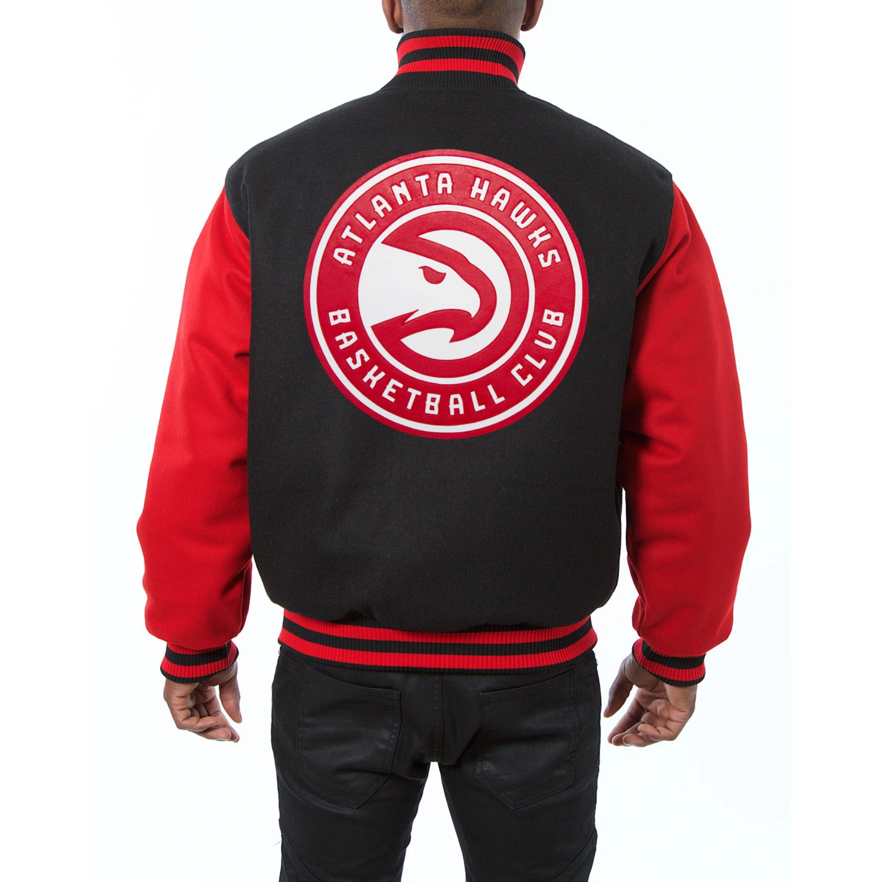 Atlanta-Hawks-Two-Tone-Wool-Varsity-Jacket-Black-Red-1