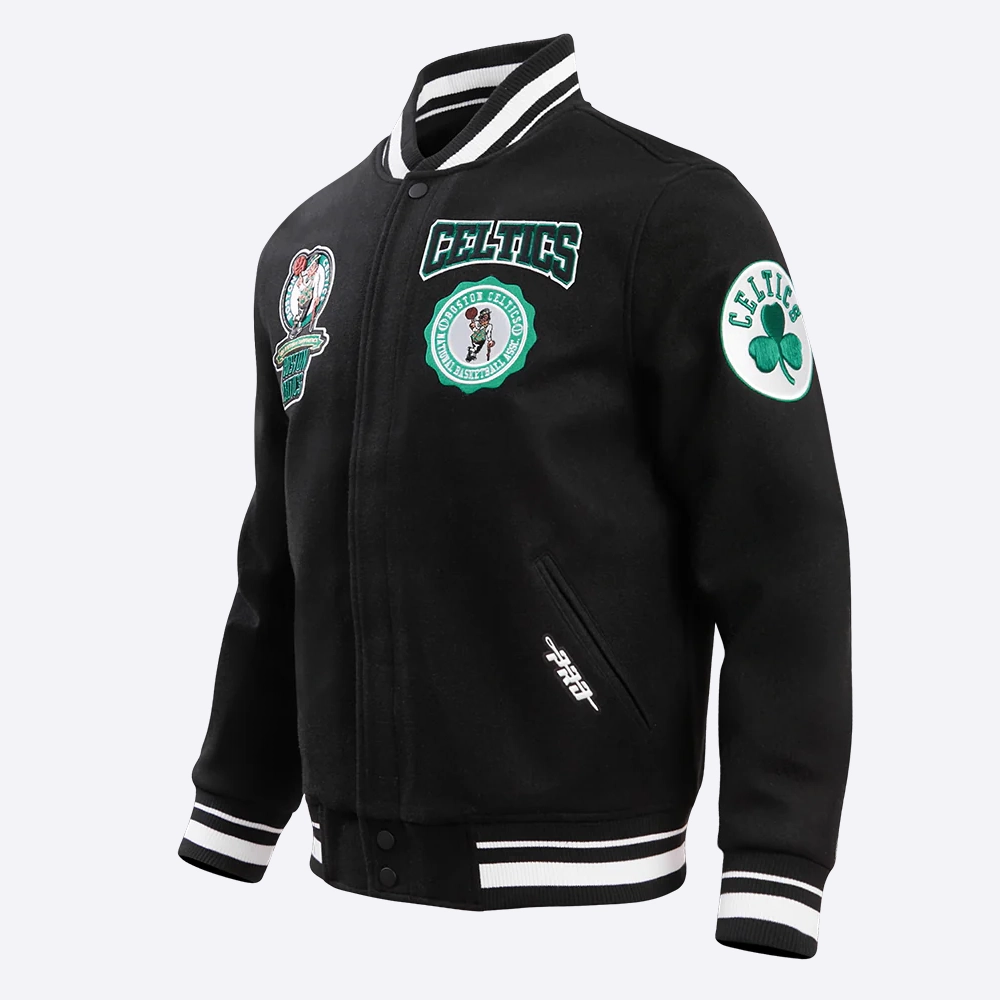 Boston-Celtics-Crest-Emblem-Black-Wool-And-Leather-Varsity-Jacket-1
