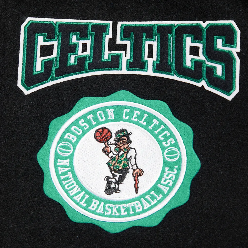 Boston-Celtics-Crest-Emblem-Black-Wool-And-Leather-Varsity-Jacket-8