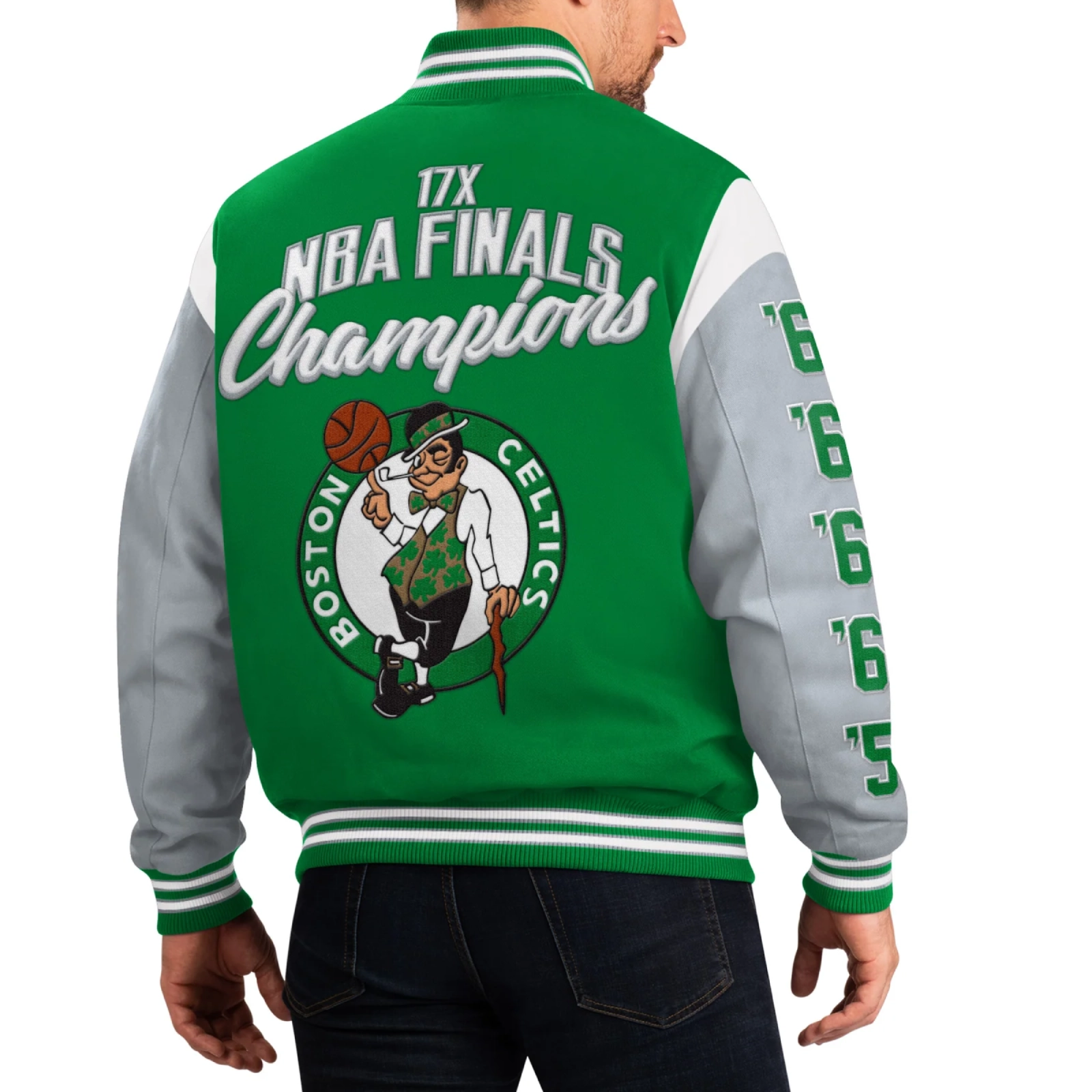Boston-Celtics-Franchise-Green-And-Grey-Wool-Varsity-Jacket-2