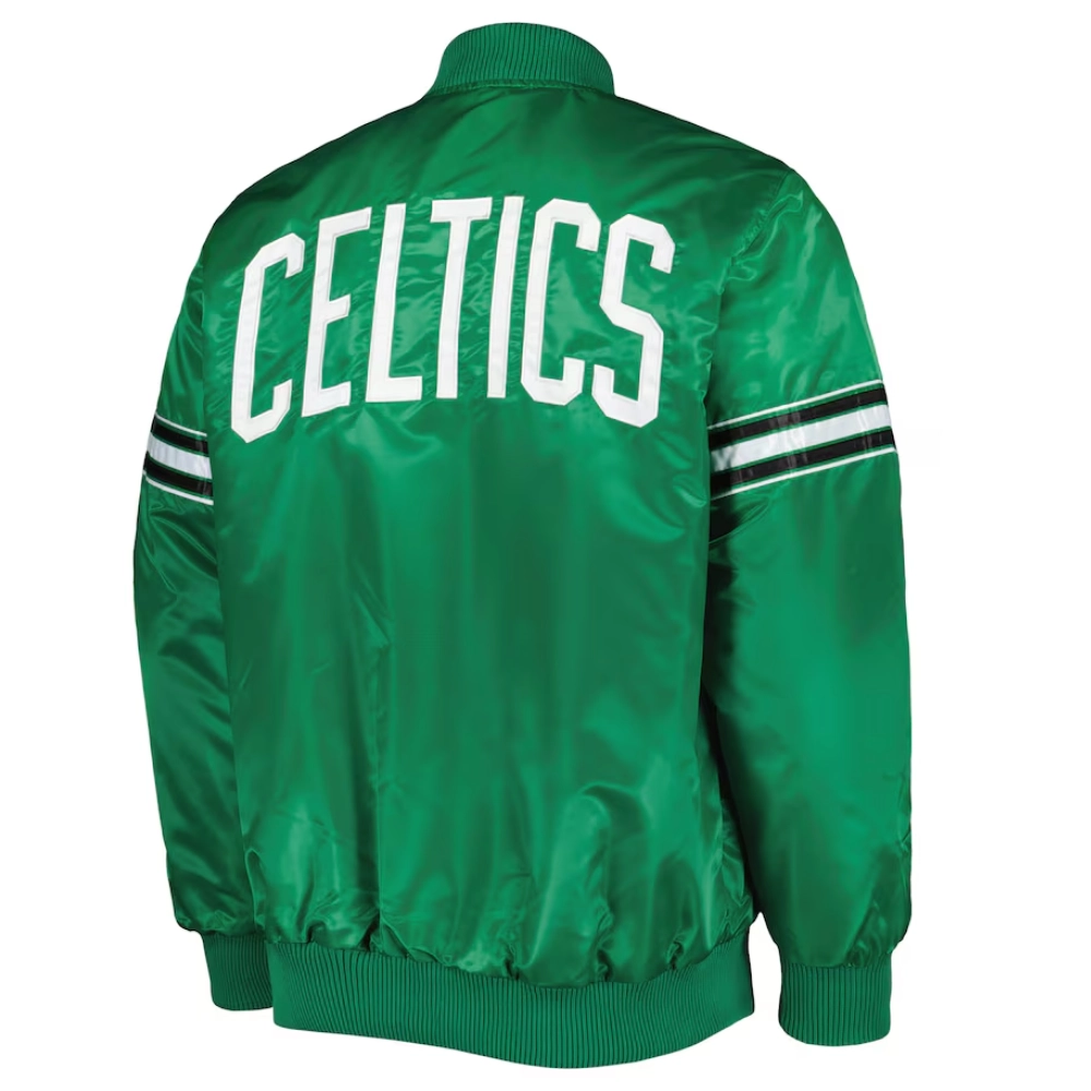 Boston-Celtics-Pick-Roll-Full-Snap-Satin-Varsity-Jacket-Green-1
