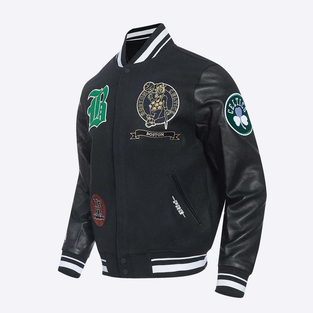 Boston-Celtics-Pro-Prep-Black-Wool-And-Leather-Varsity-Jacket-2