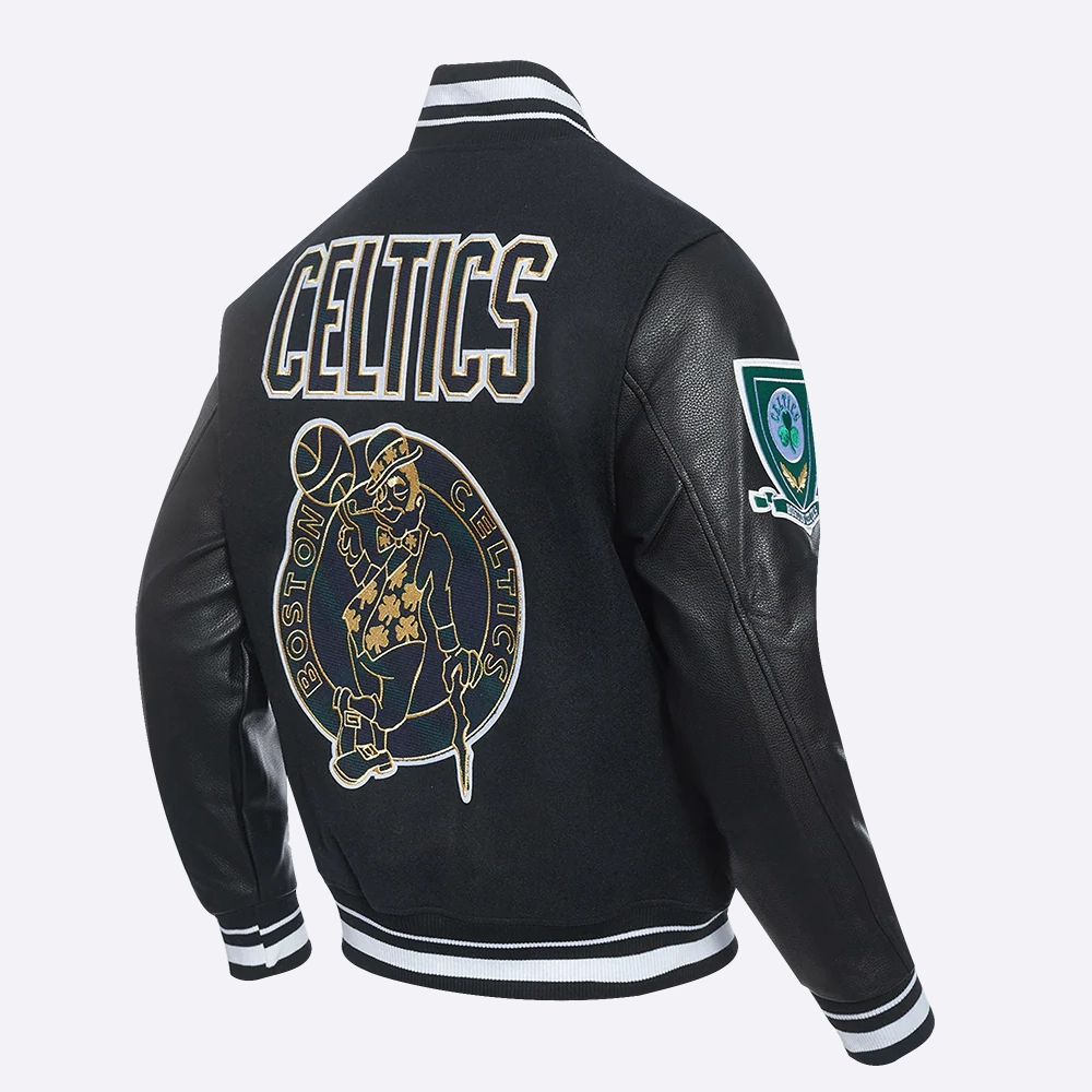 Boston-Celtics-Pro-Prep-Black-Wool-And-Leather-Varsity-Jacket-3