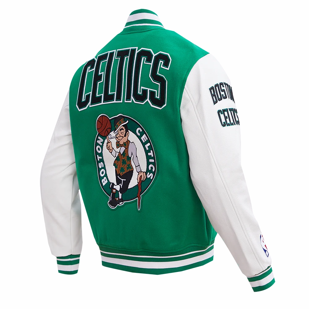 Boston-Celtics-Retro-Classic-Womans-Full-Snap-Wool-Leather-Varsity-Jacket-GreenWhite-1