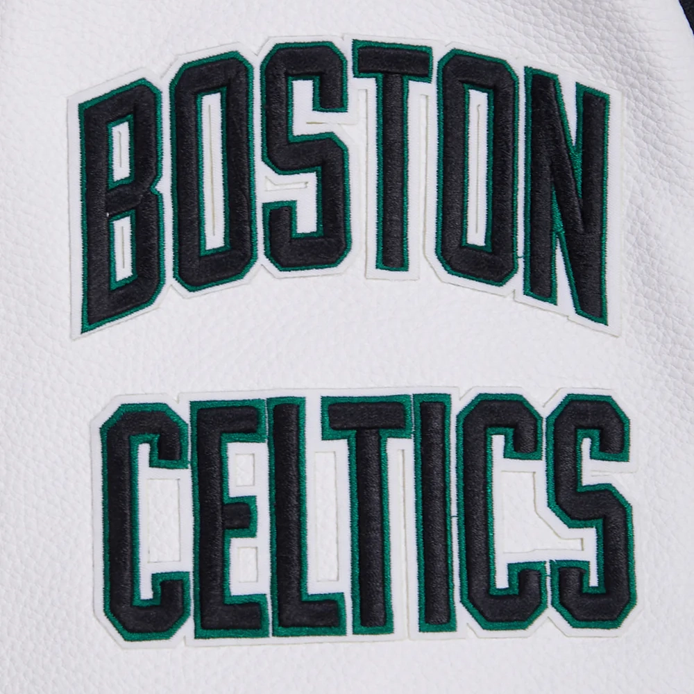 Boston-Celtics-Retro-Classic-Womans-Full-Snap-Wool-Leather-Varsity-Jacket-GreenWhite-2