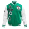 Boston-Celtics-Retro-Classic-Womans-Full-Snap-Wool-Leather-Varsity-Jacket-GreenWhite-4